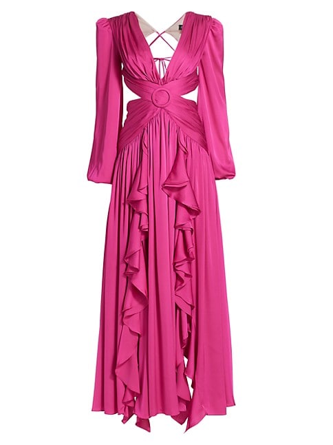Selly V-Neck Summer Cutout Wedding Dress