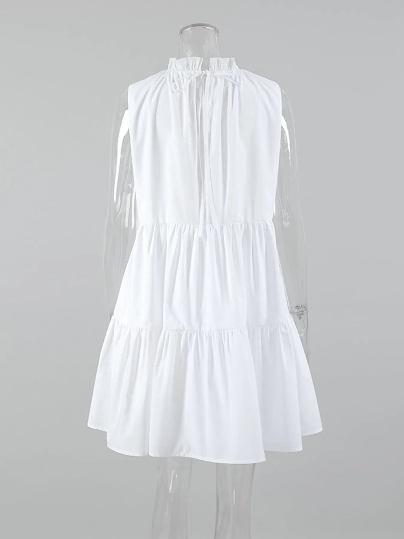 Tiered Sleeveless Summer Mini Dress