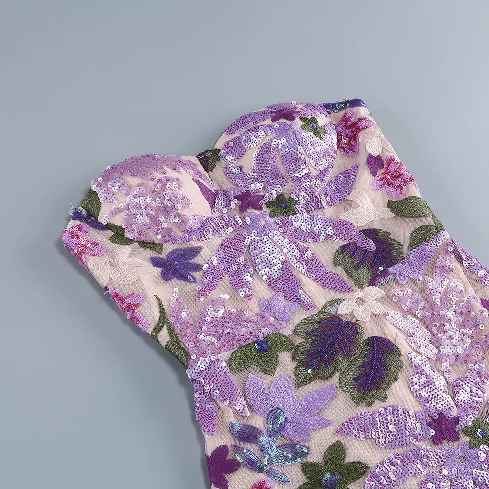 CHIC ELEGANT BACKLESS MAXI DRESS