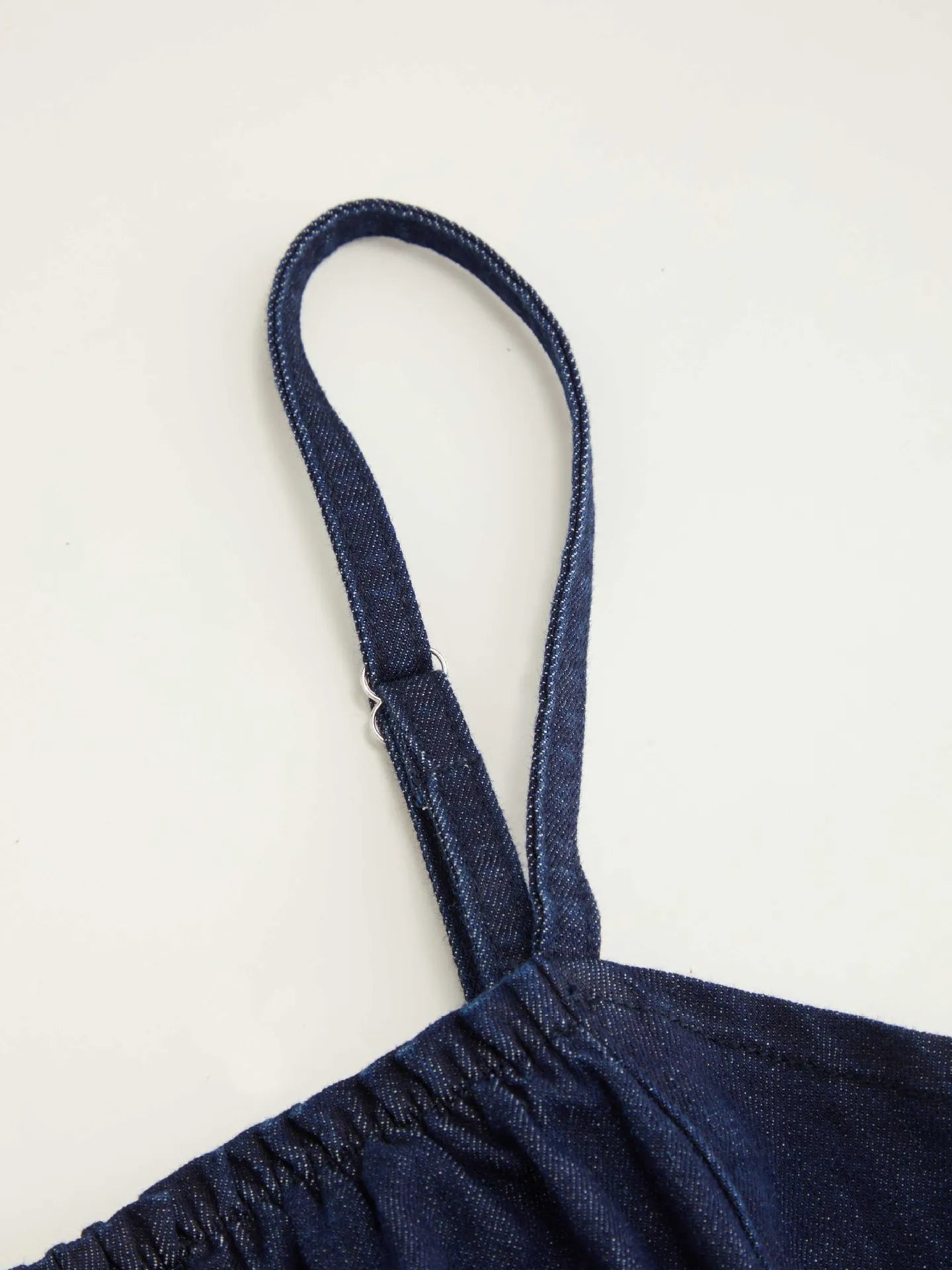 Adjustable Strap Ruched Mini Dress