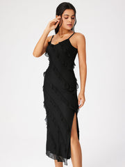 Diablo -lorion Edge Sexy Split Camisole Dress