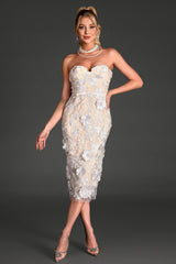 VENIKA FLOWER MESH DIVINE DRESS