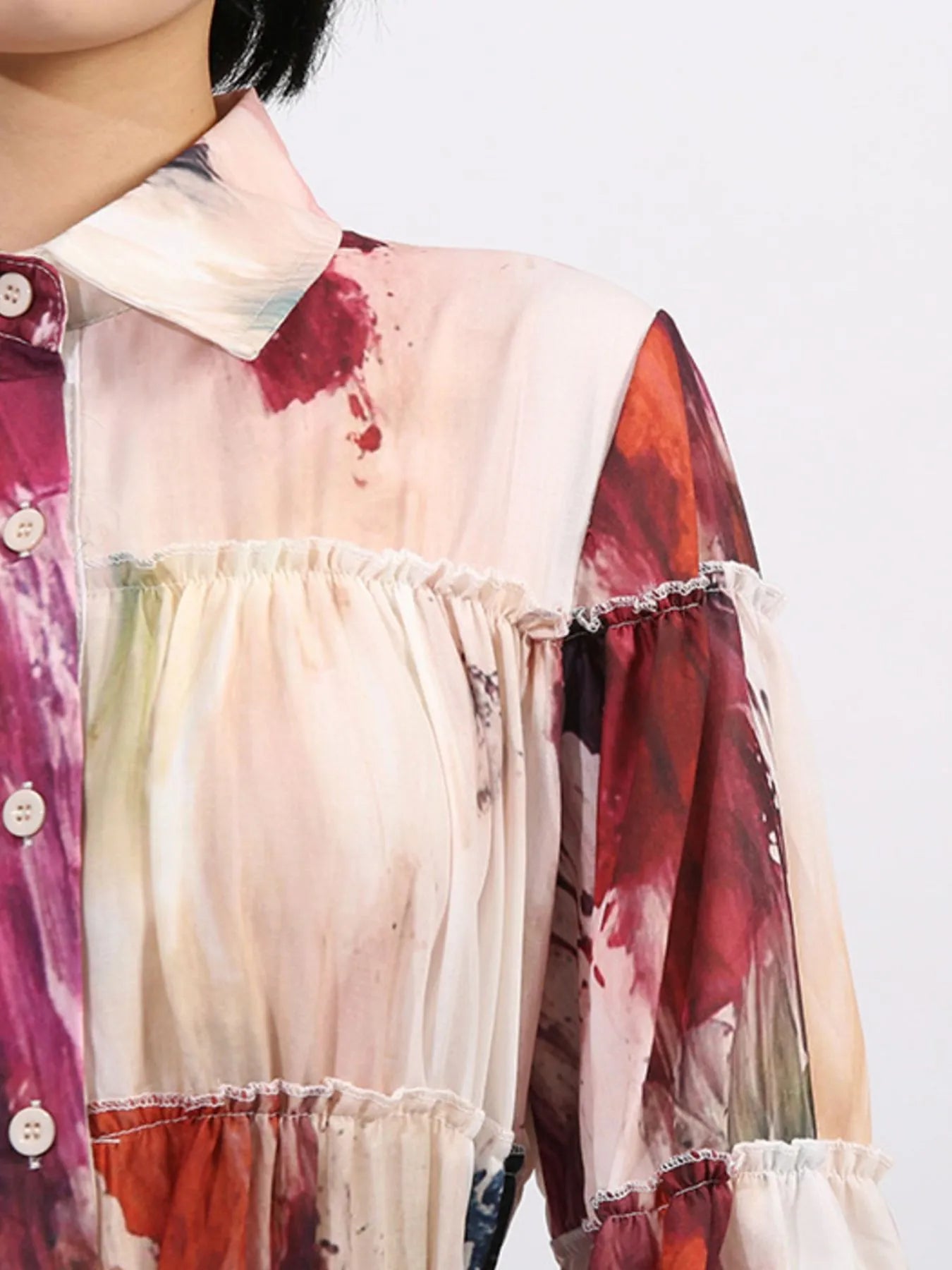 Tiered Tie Waist Maxi Dress