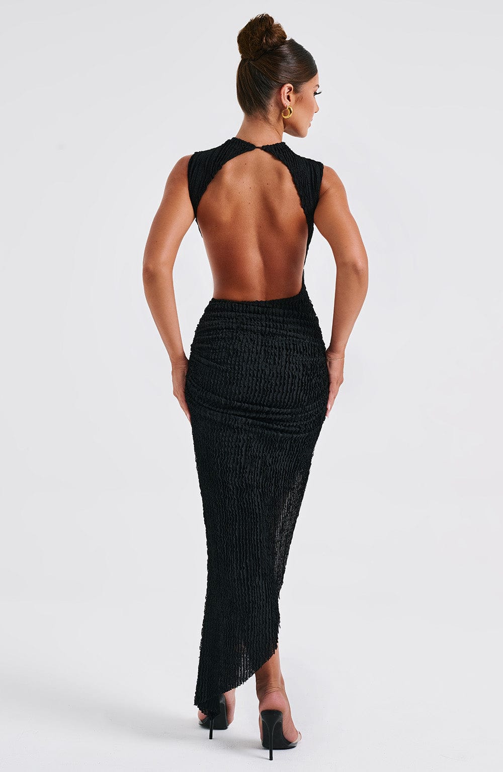ALESA MIDI BACKLESS DRESS