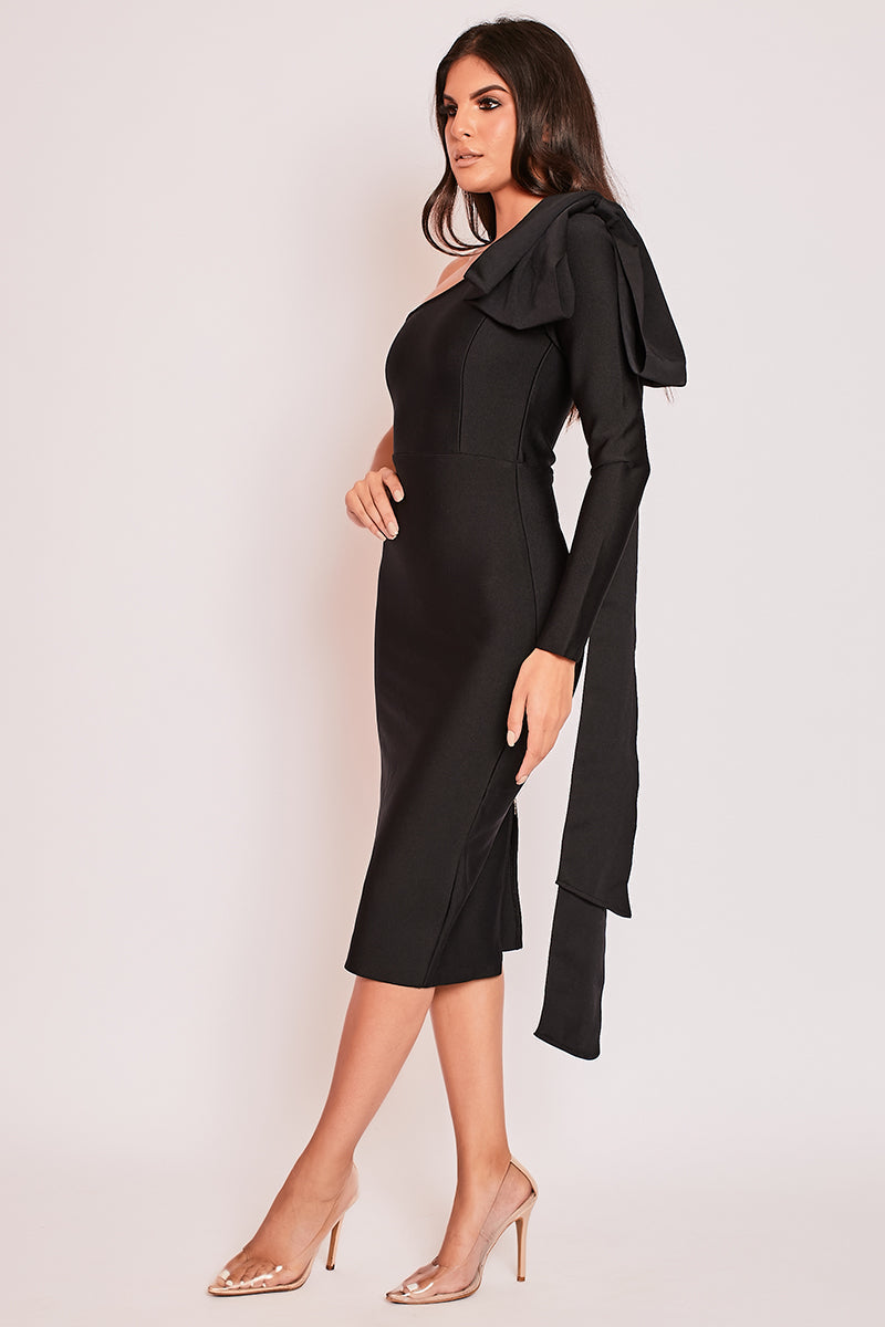 Ayla  One-Shoulder Bandage Dress