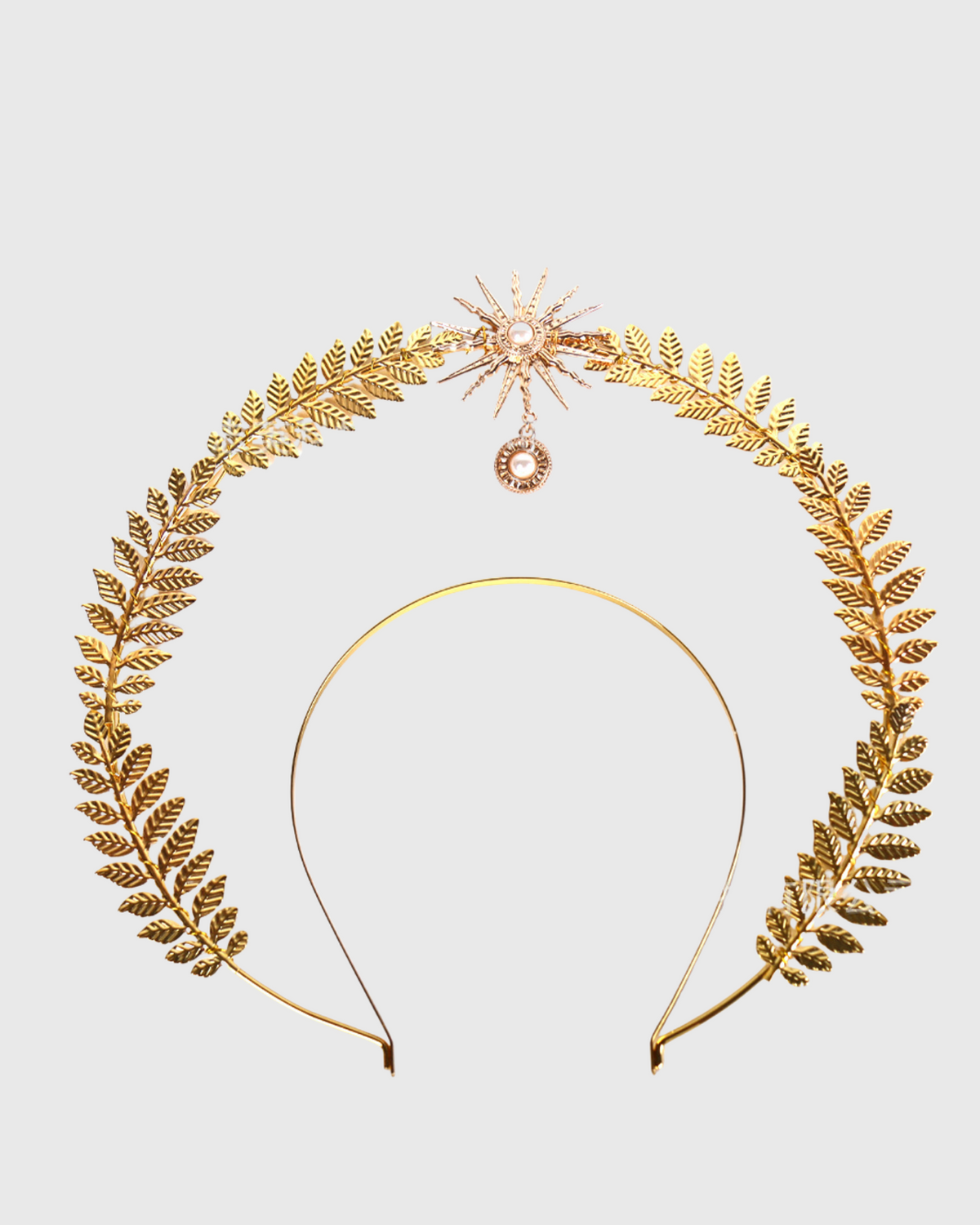 Leaf & Sun Halo Crown