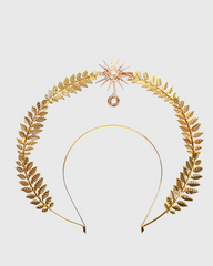 Leaf & Sun Halo Crown