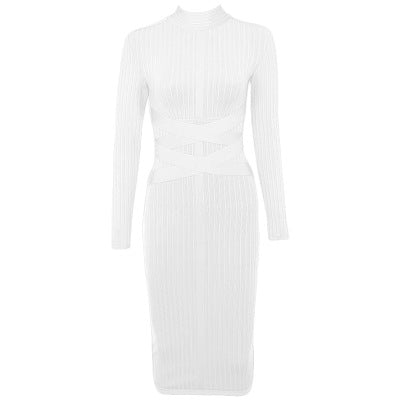 Aeila Elegant Bandage Dress