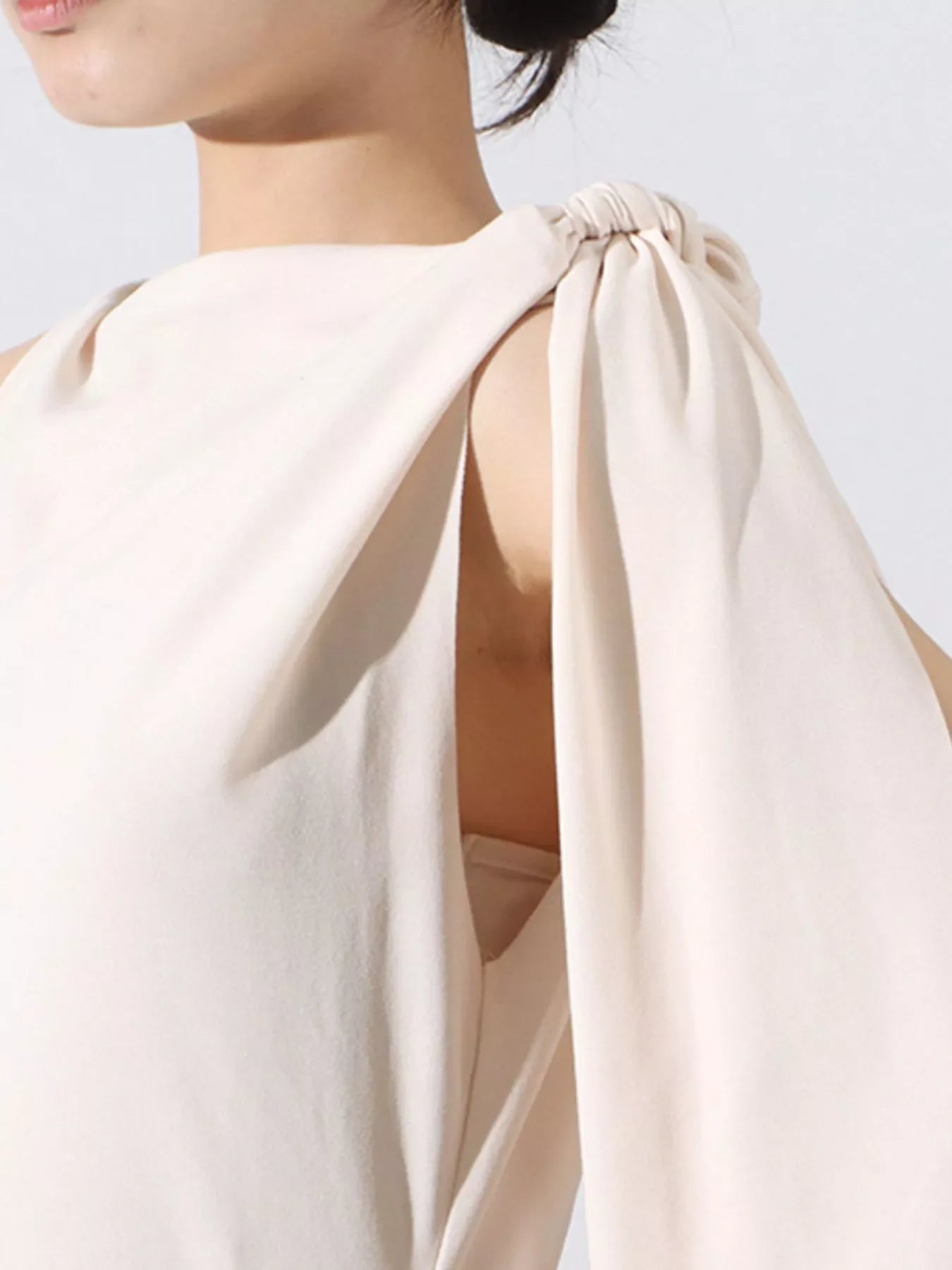 Tie Shoulder Sleeveless Maxi Dress