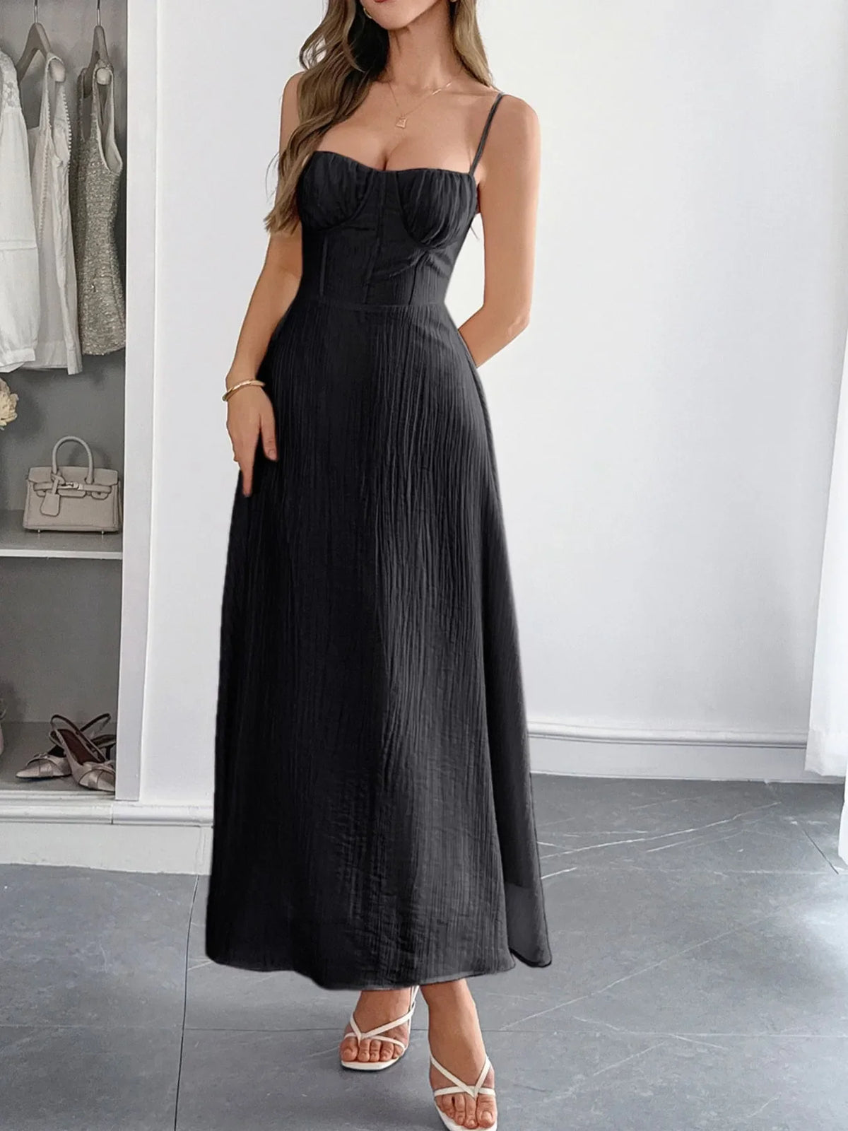 Sweetheart Neck Cami Dress