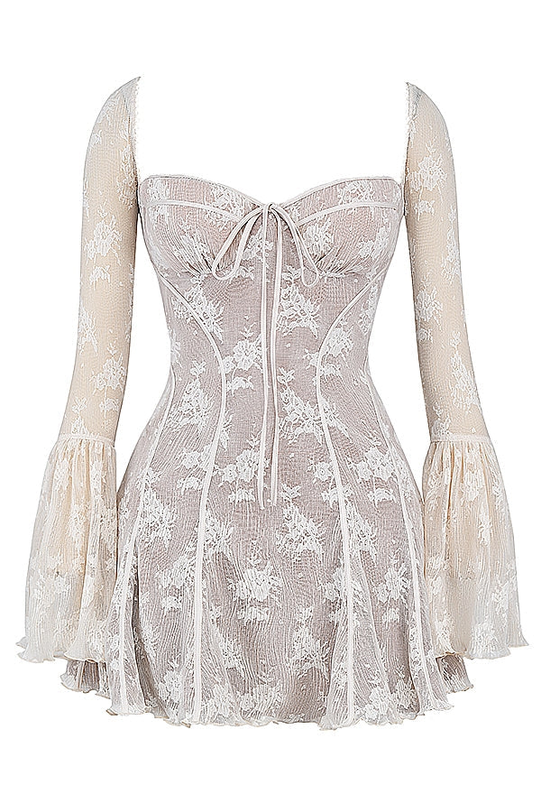 Alyia Chic Lace Corset Dress
