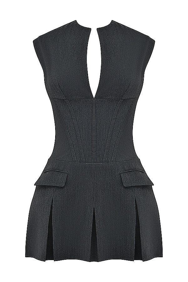 Eleania Pleated Corset Dress