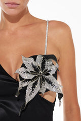 Aerila V-Neck Diamond Mini Dress