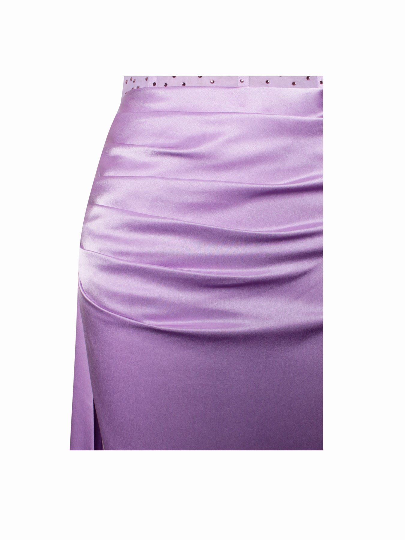 Off-shoulder Long Slit White Bandage Dress