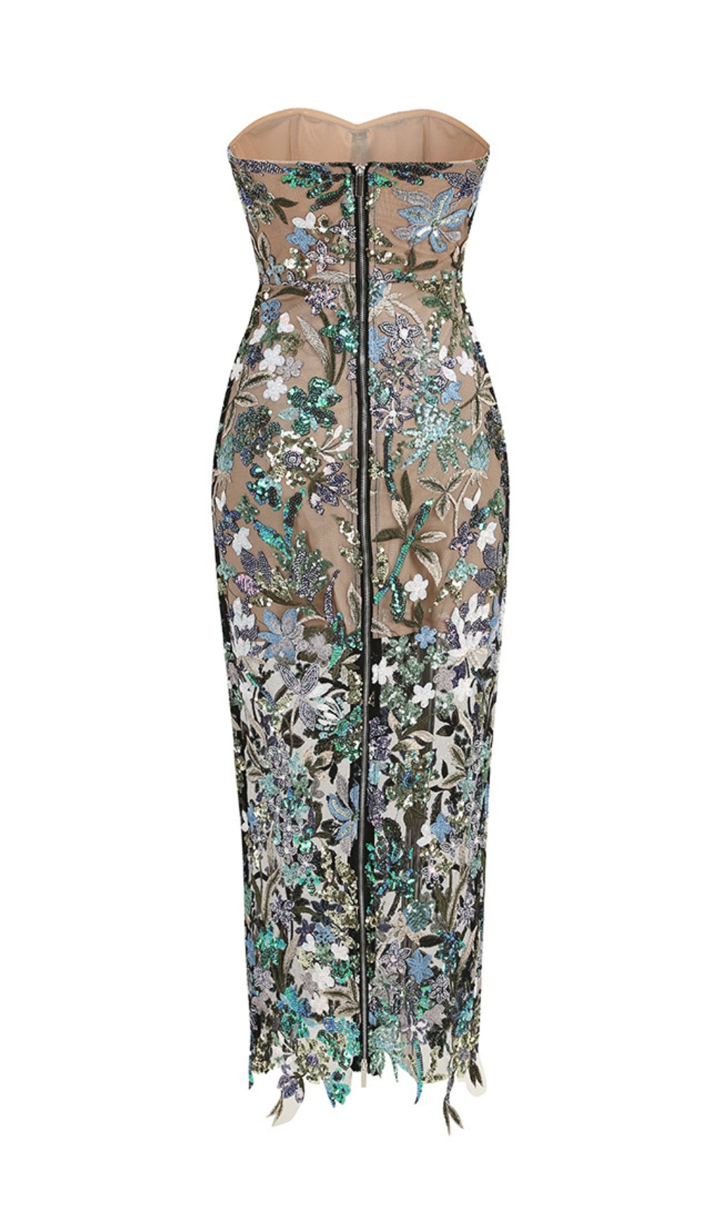 Chic Celeb Strapless Elite Maxi Dress