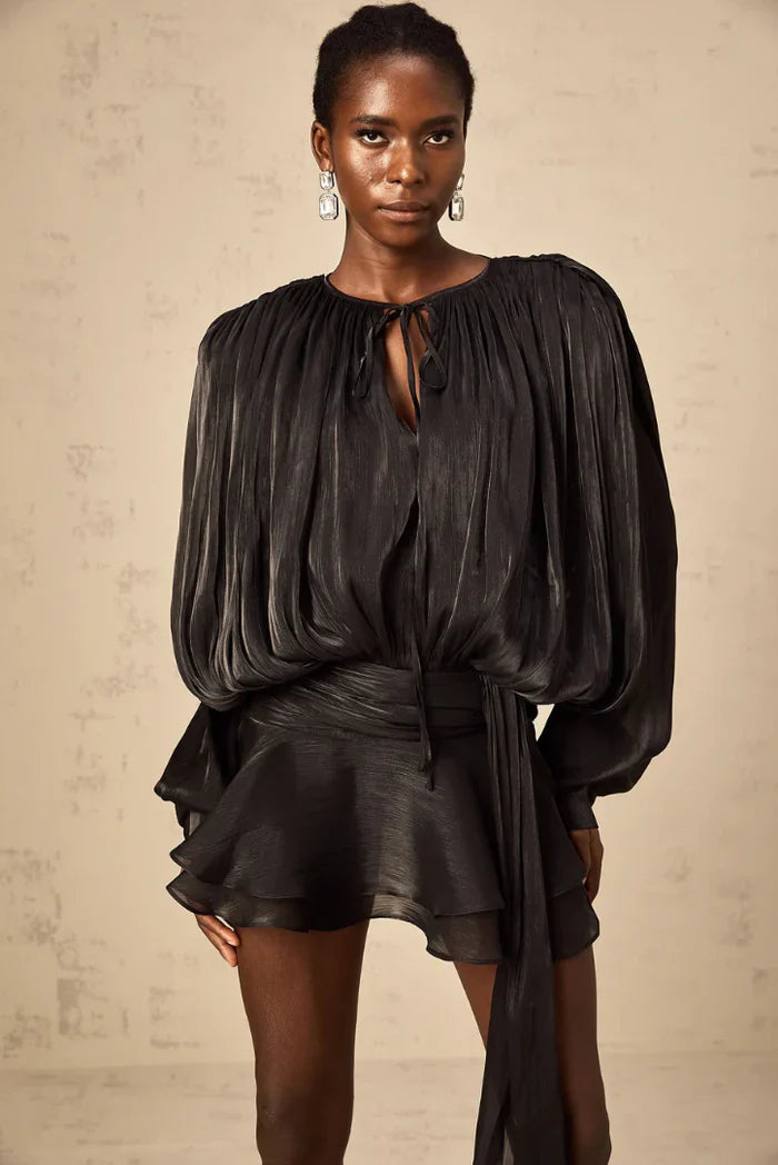 LARA RUFFLE MINI DRESS