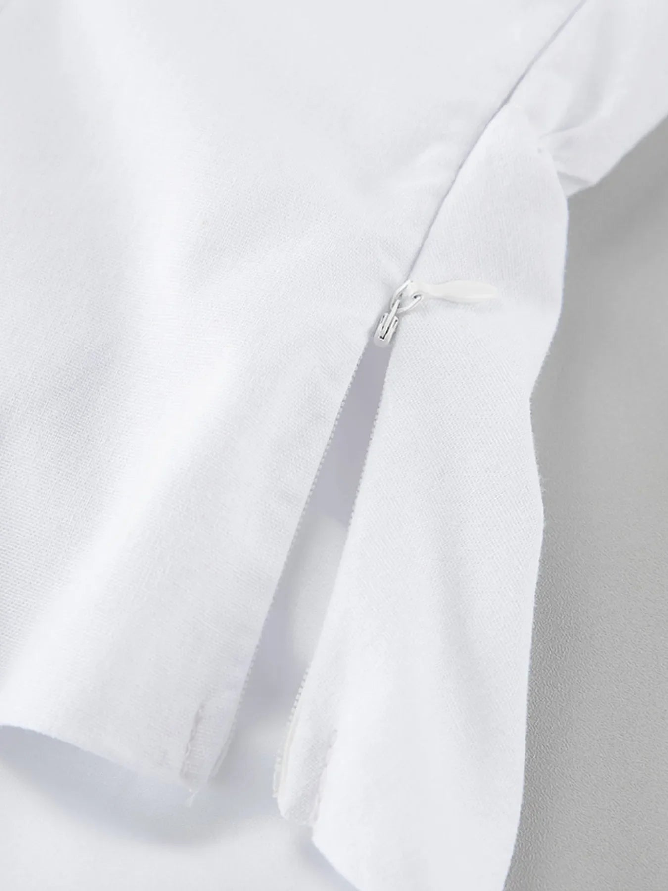 Ruffled V-Neck Maxi Dress