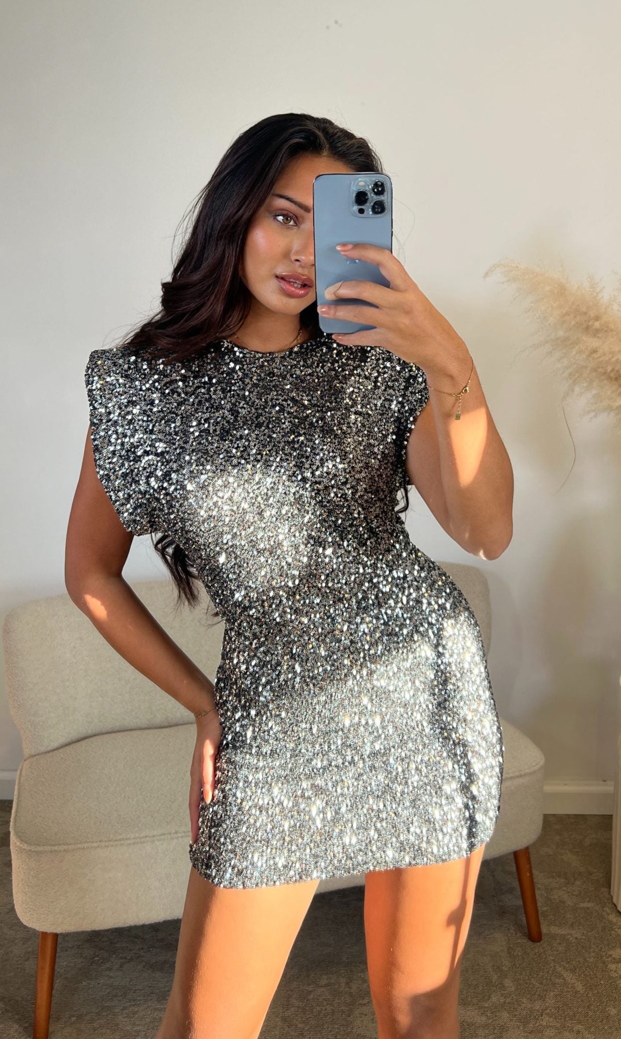 HELENA SPARKLING MINI DRESS