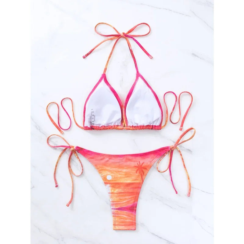 Beach Print Swimsuit