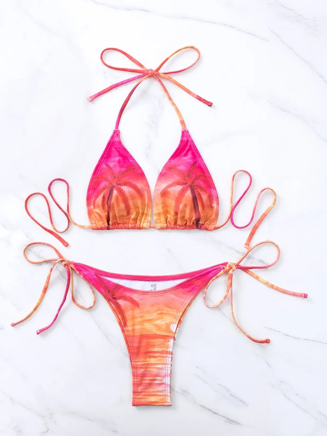 Beach Print Swimsuit