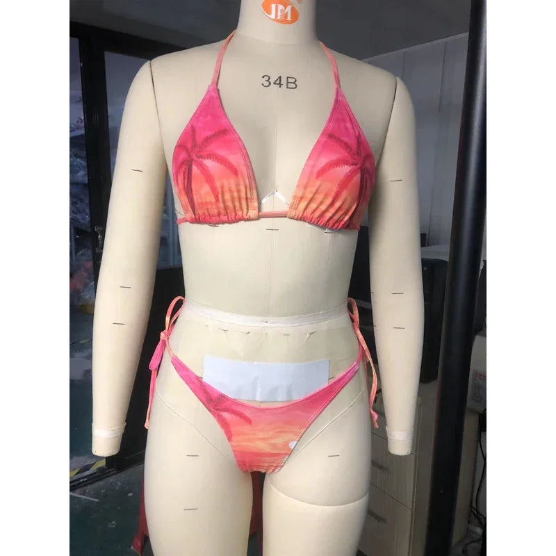 Beach Print Swimsuit