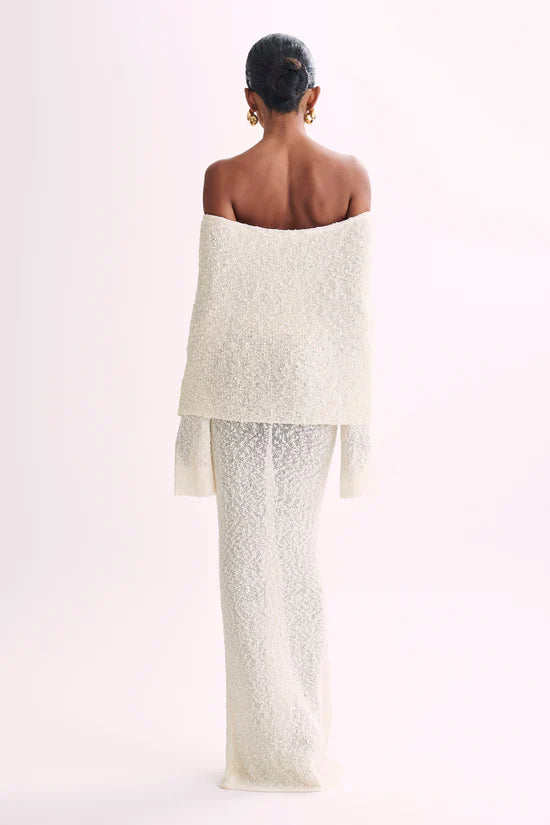 ALLURE BOUCLE MAXI DRESS