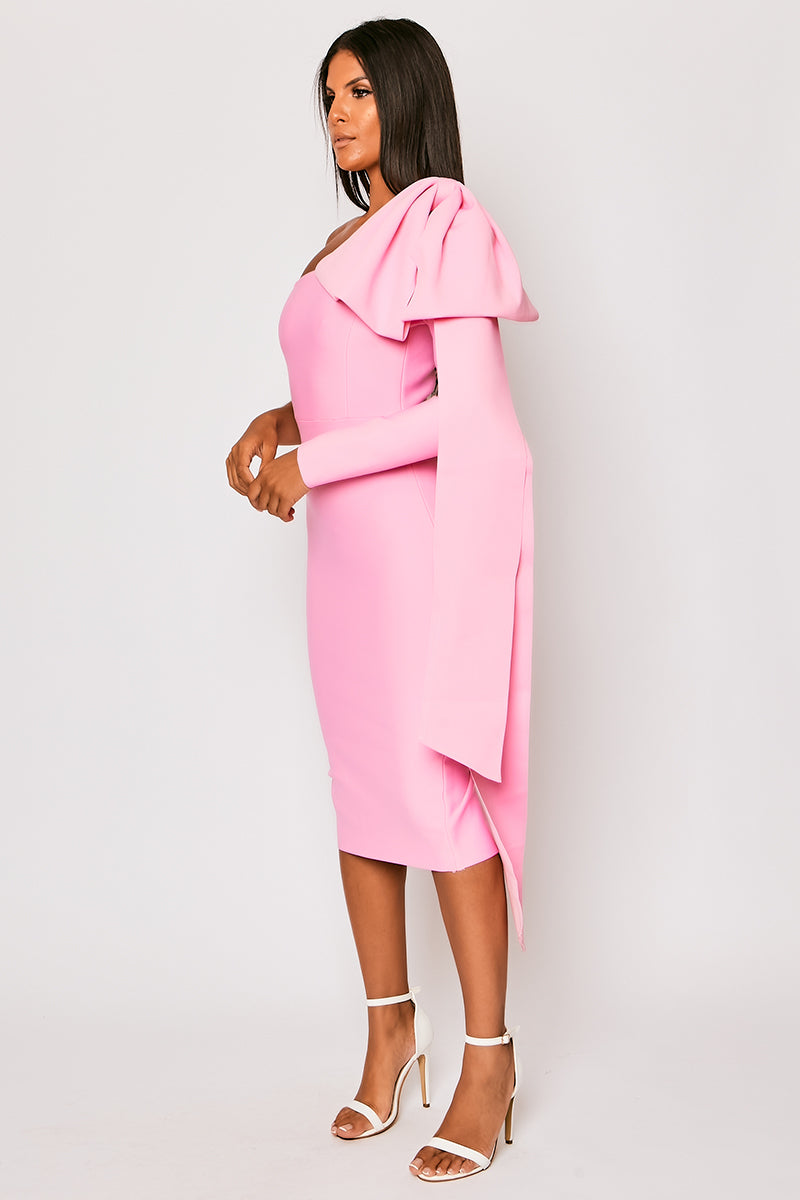 Ayla  One-Shoulder Bandage Dress