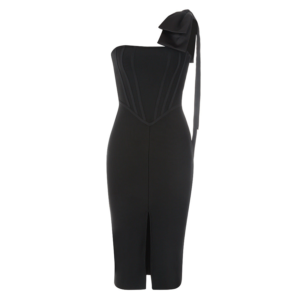 ERI CORSET STRAPLESS ELEGANT DRESS