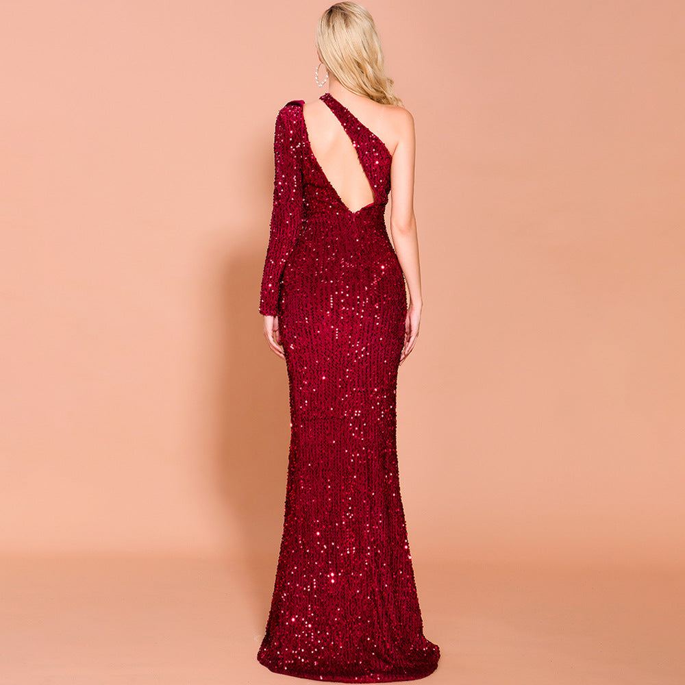 Alyia Sequins Evening Prom dress