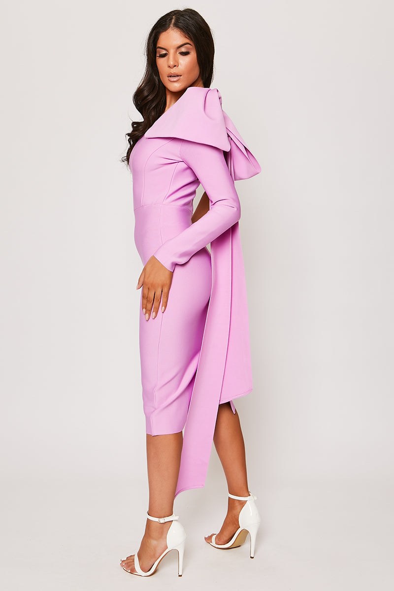 Ayla  One-Shoulder Bandage Dress