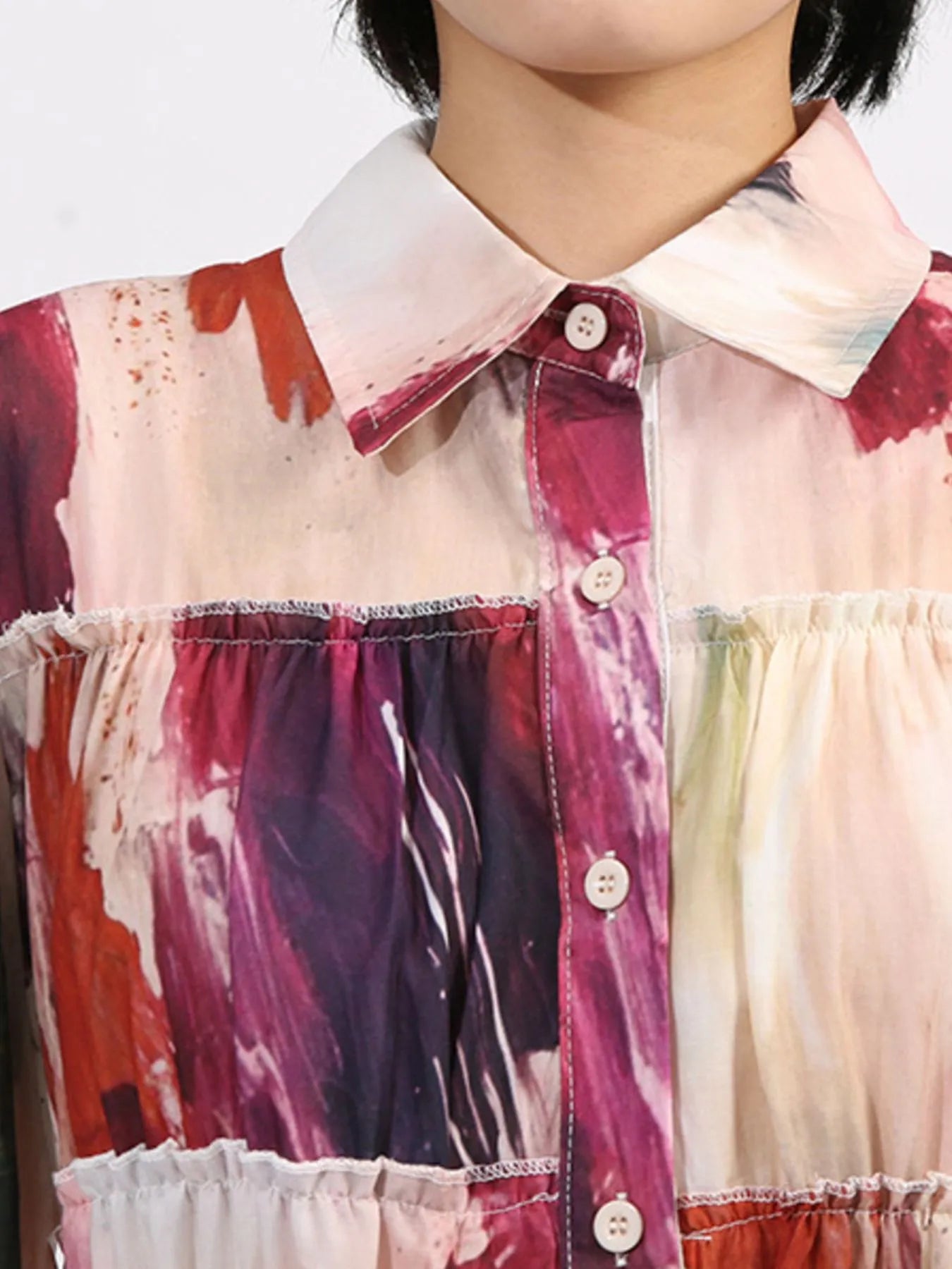 Tiered Tie Waist Maxi Dress