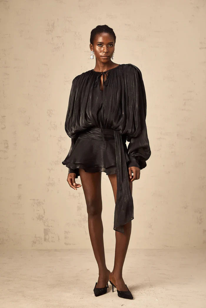 LARA RUFFLE MINI DRESS