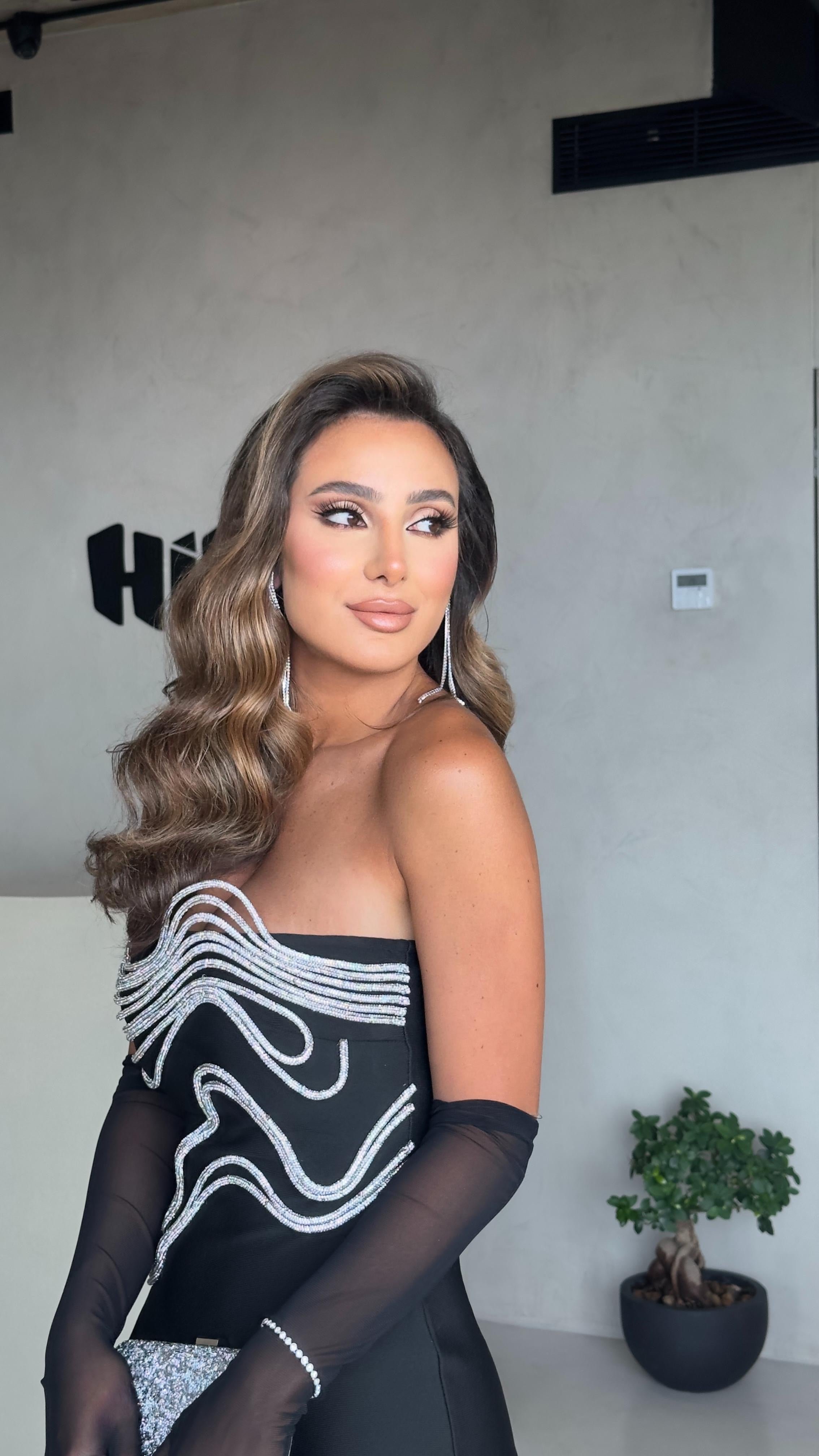 CLERNA STRAPLESS BANDAGE DRESS