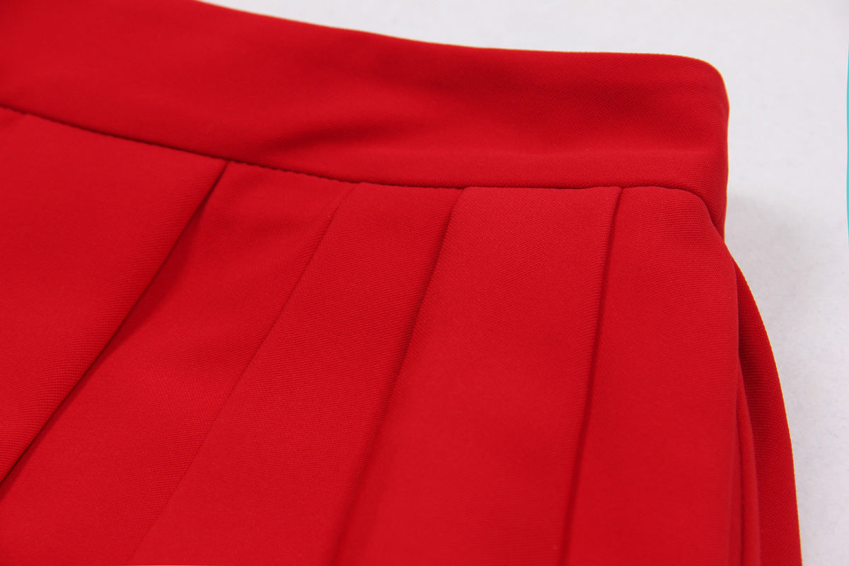 Elegant And Sexy Sleeveless Short Vest Corset Skirt