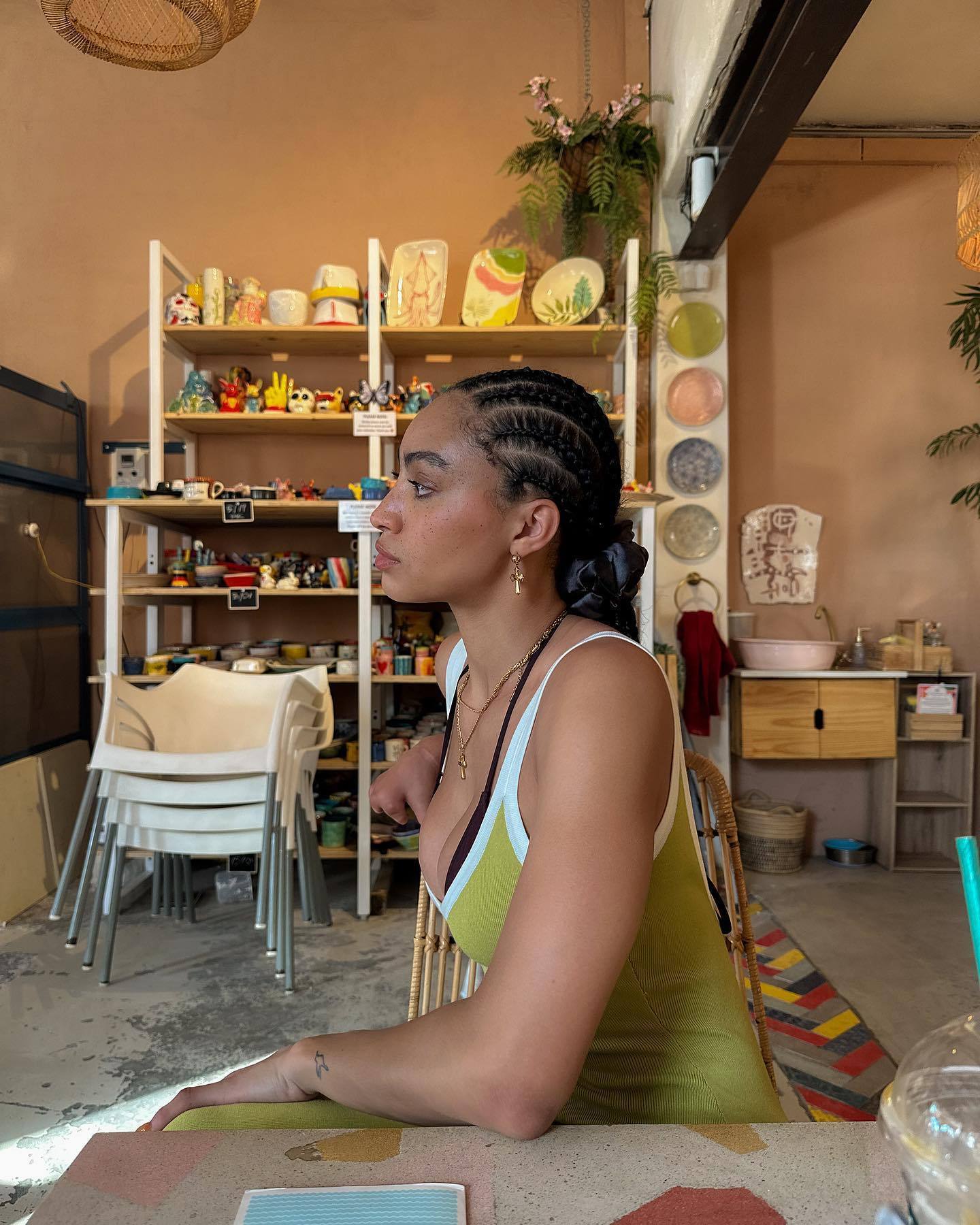 Vacy Knitted Split Dress