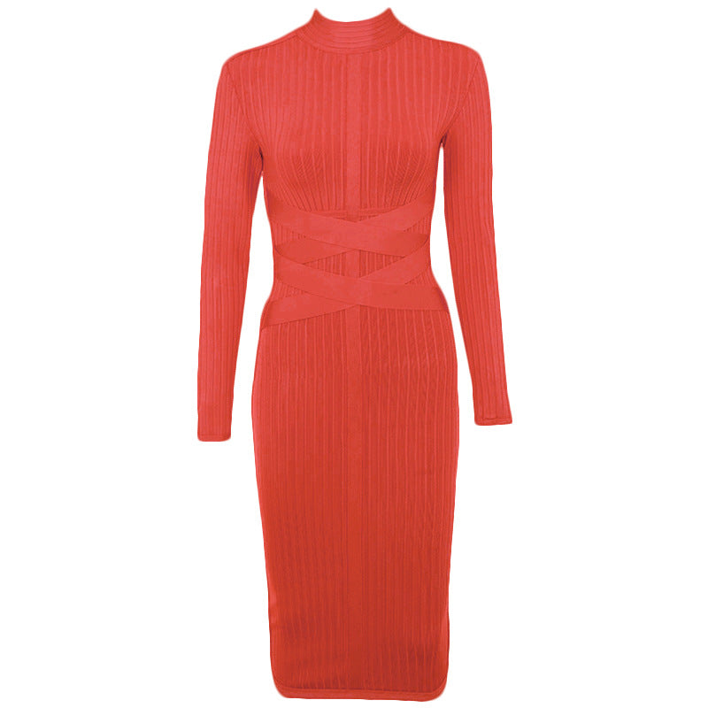 Aeila Elegant Bandage Dress