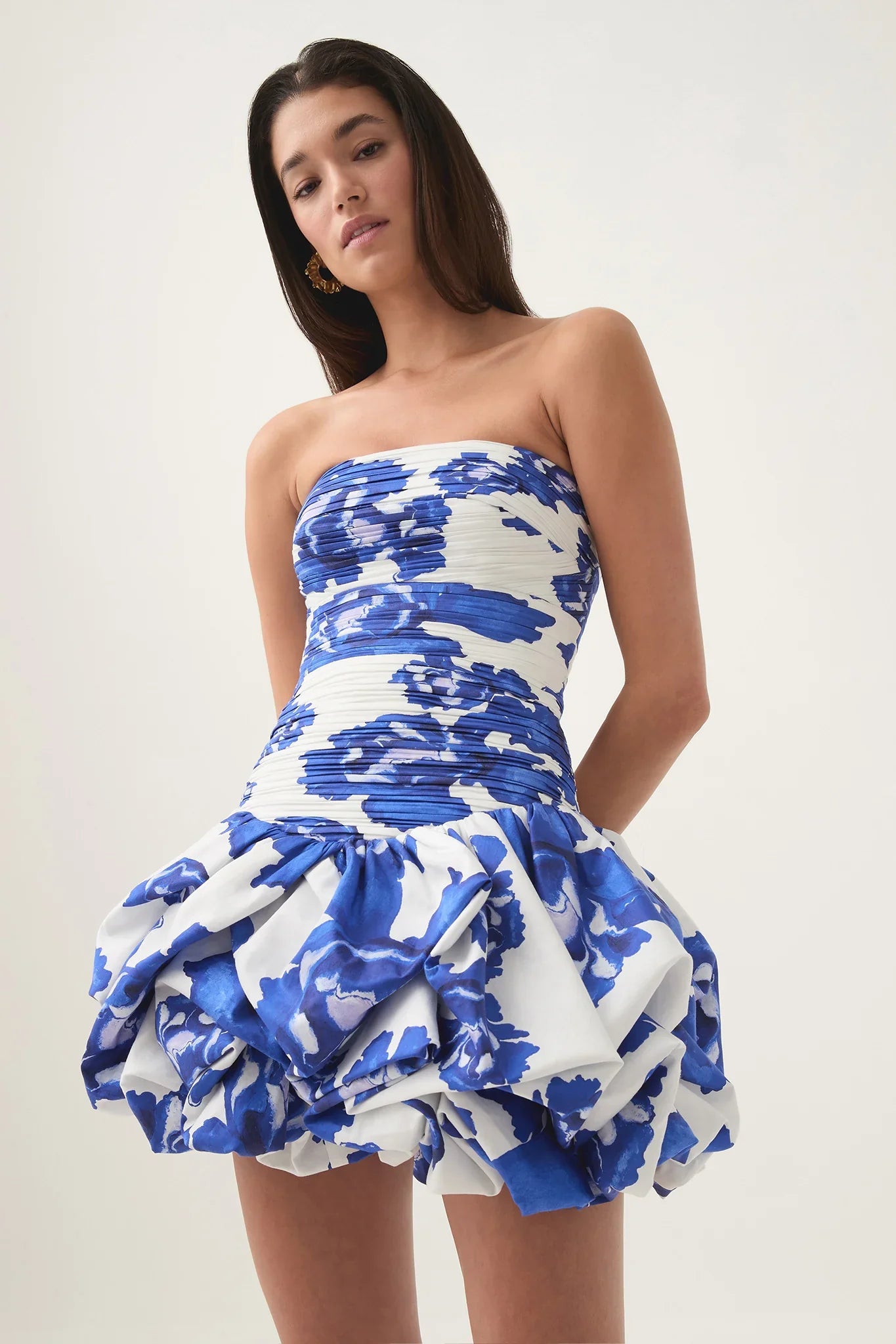 PERKA MESH BACKLESS MINI DRESS