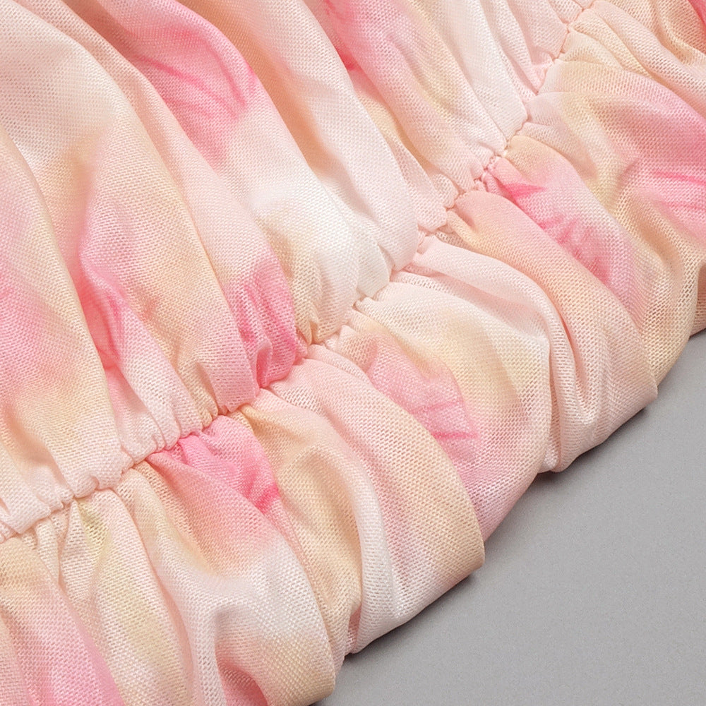 Elegant Ruched Full Sleeve Dress