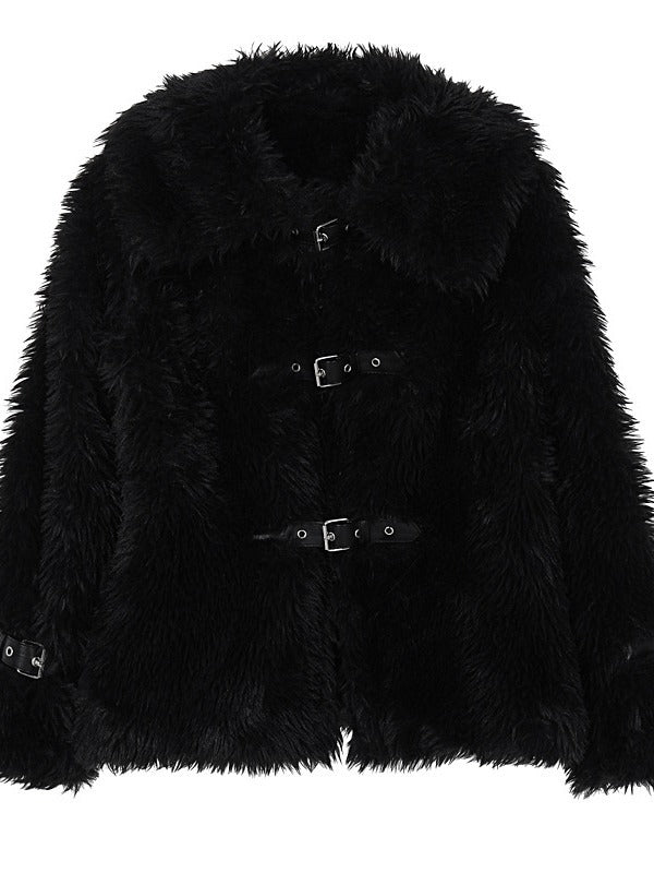 Fluffy Woolen Ring Top Dress