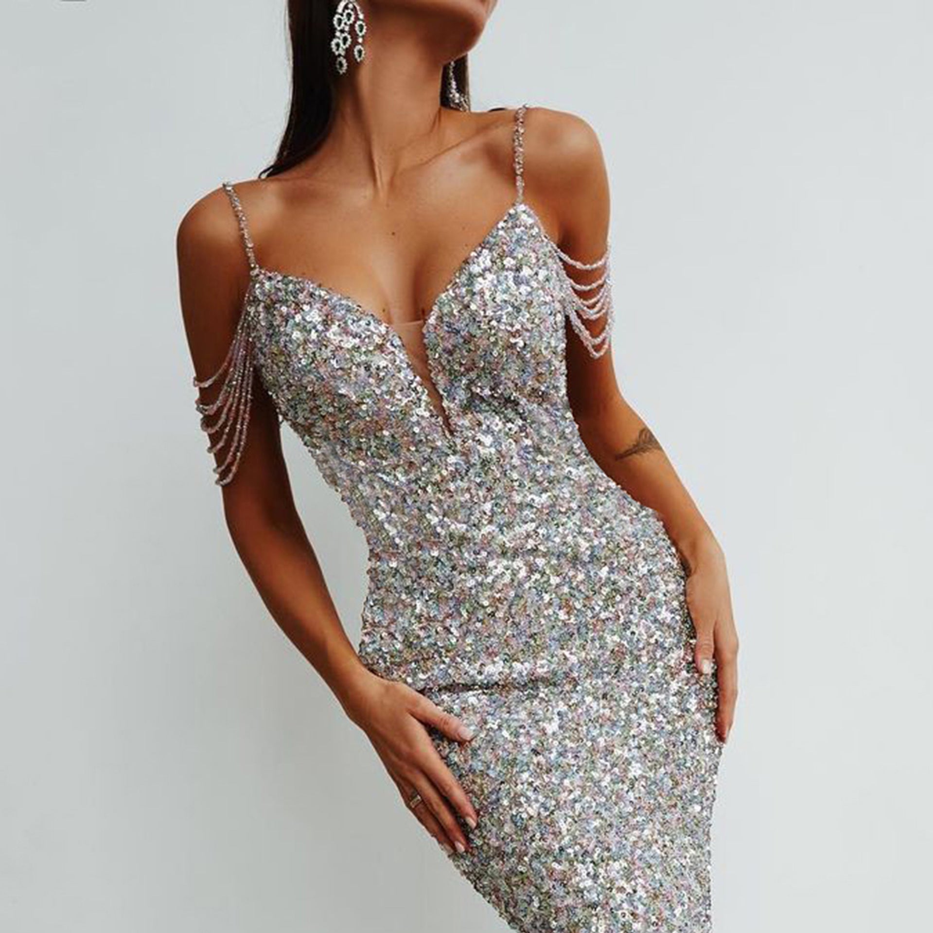 Alika Sequin Mini Dress