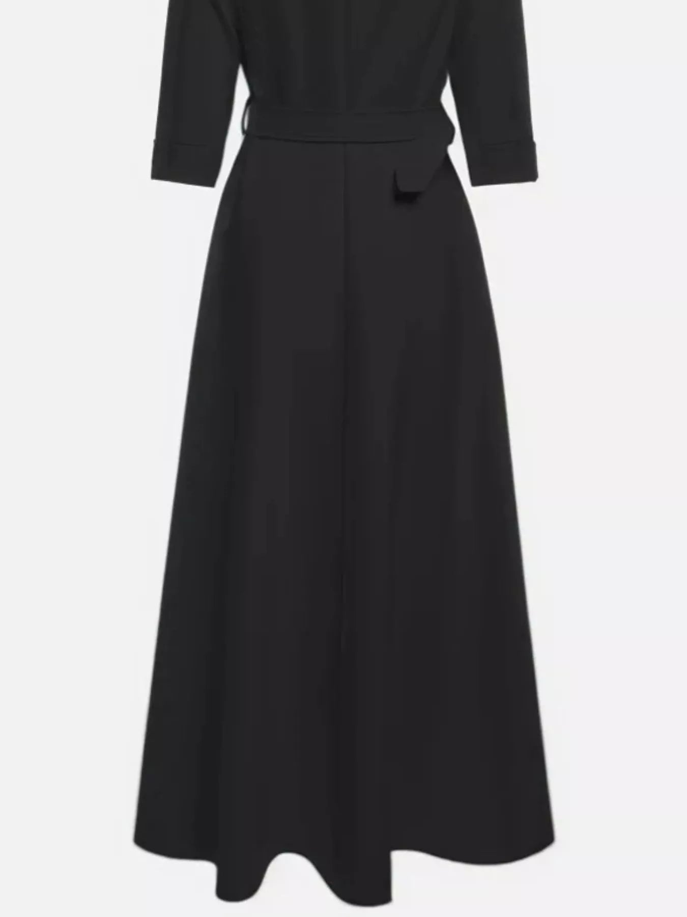 Elegant Off-Shoulder Belted Maxi Dress