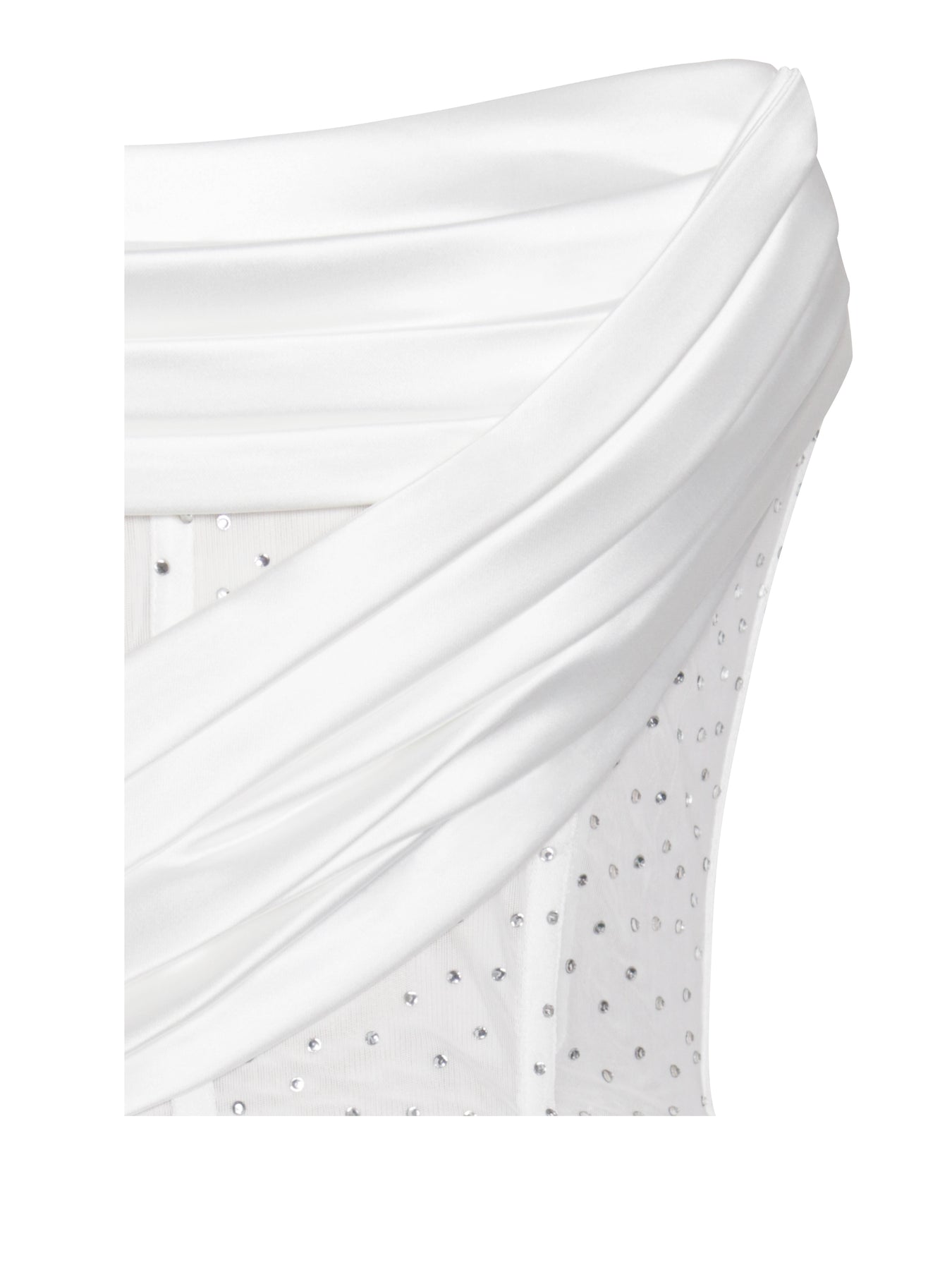 Elegant  Evening Dress With Bra And Diamond Ironing