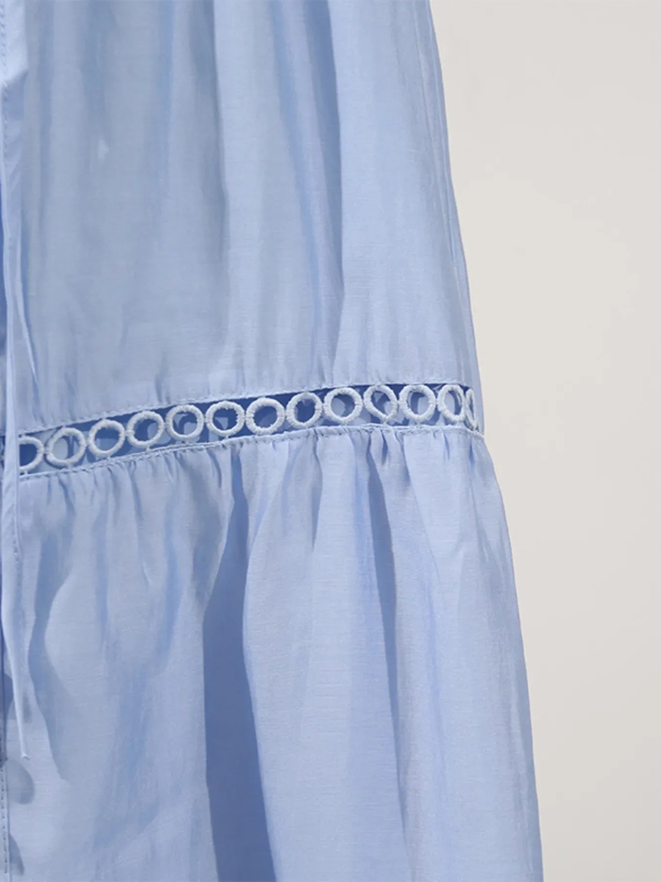 Hollow Out Sleeveless Midi Dress