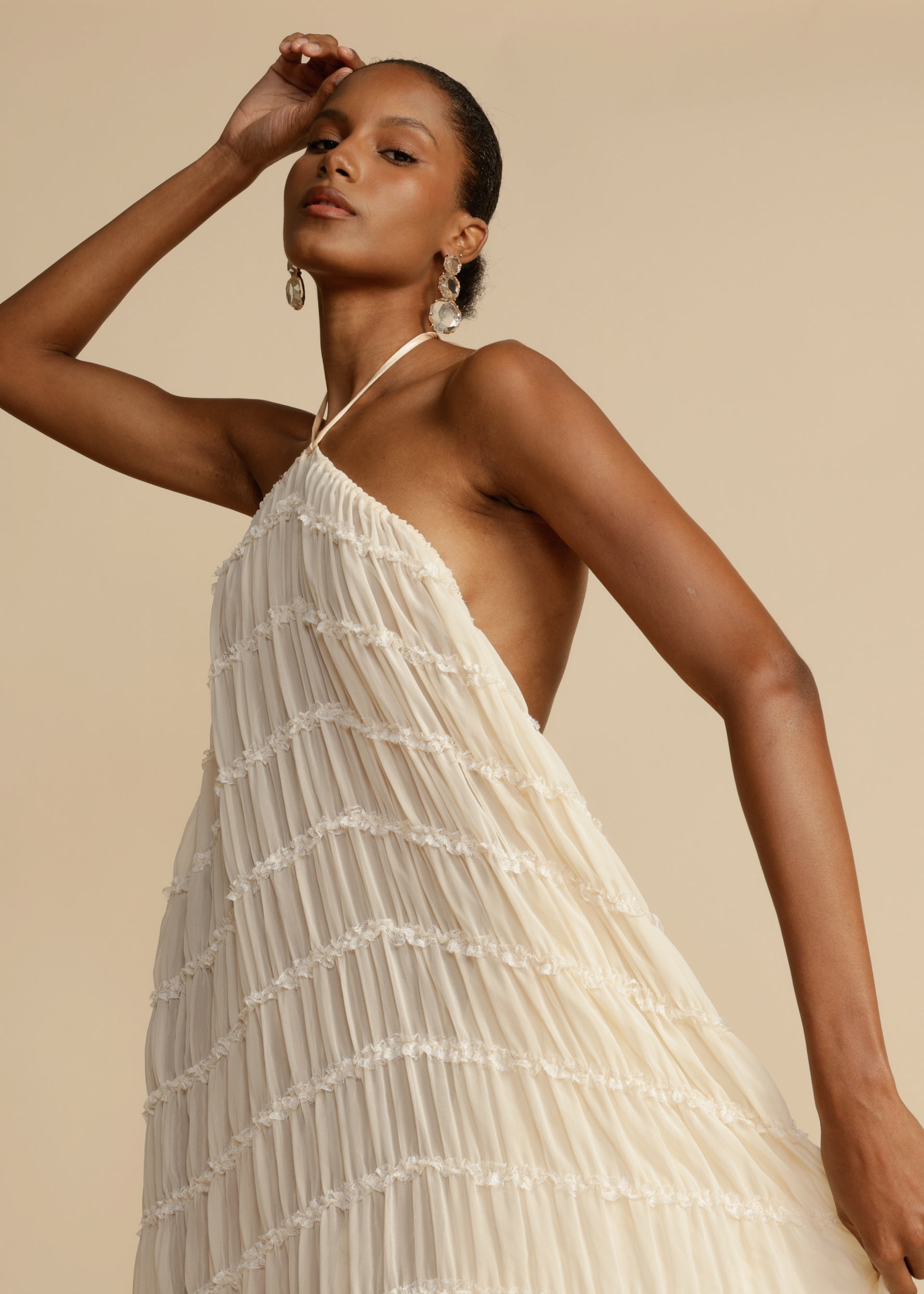 Chic Aurora Skirt and Halter Top Ensemble