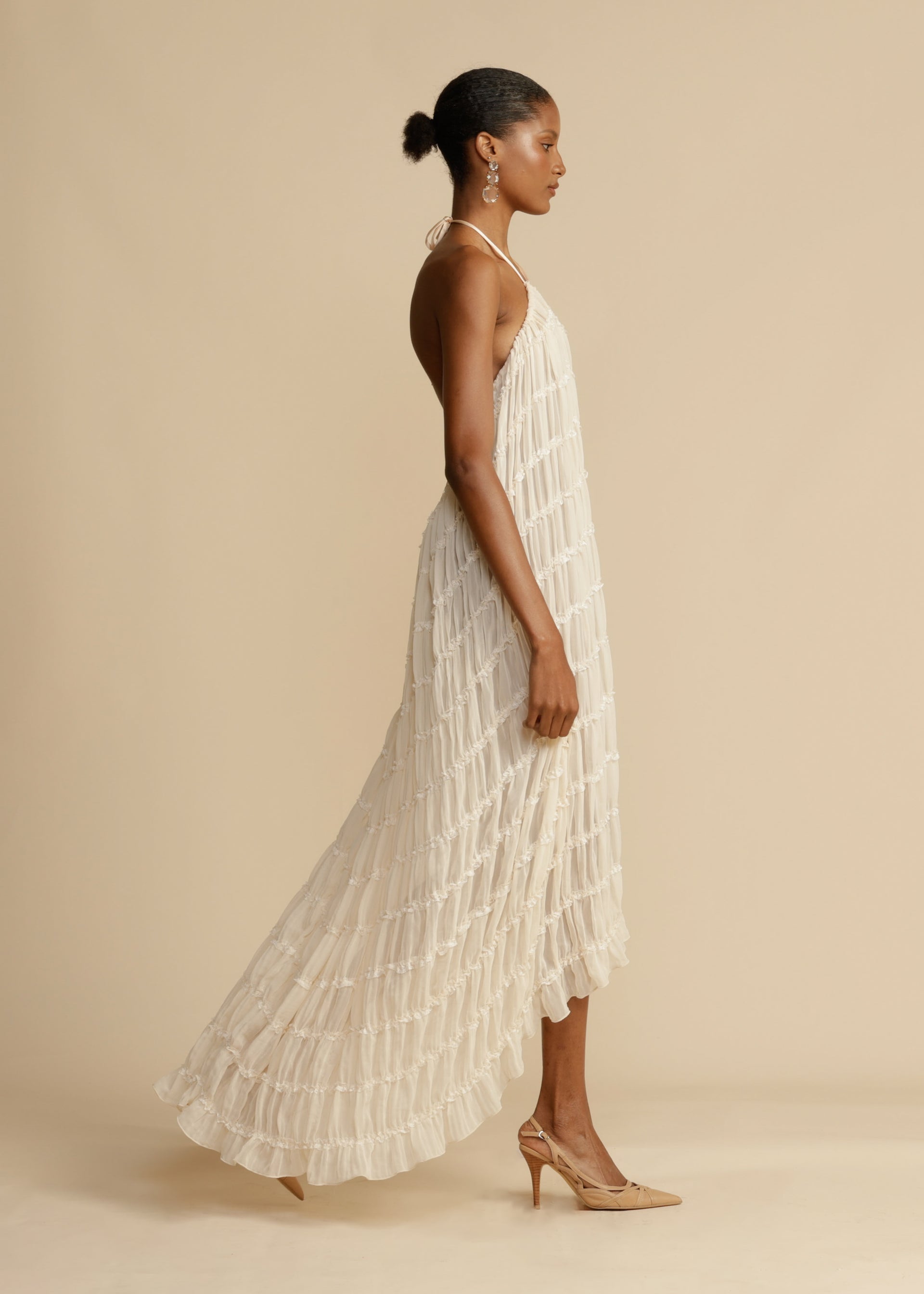 Chic Aurora Skirt and Halter Top Ensemble