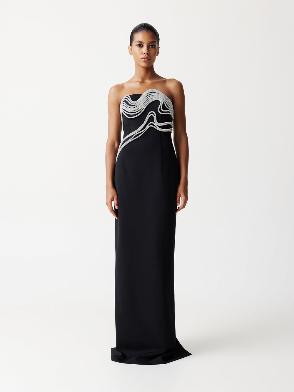 CLERNA STRAPLESS BANDAGE DRESS