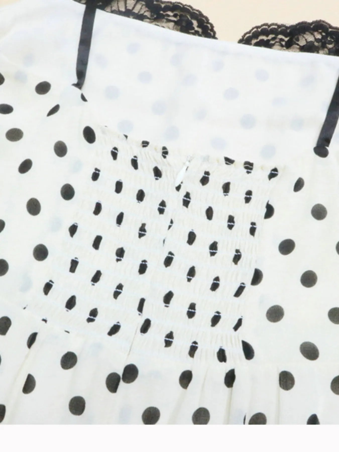 Polka Dot Sweetheart Neckline Maxi Dress
