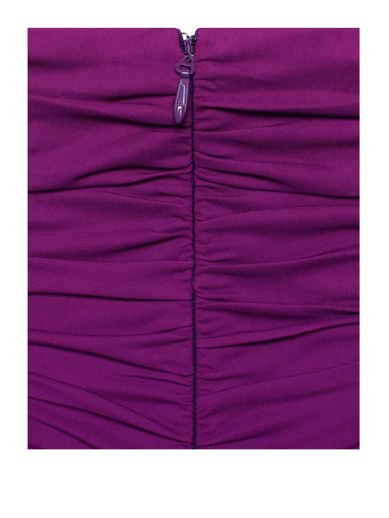 Chic Strapless Ruched Mesh Dress