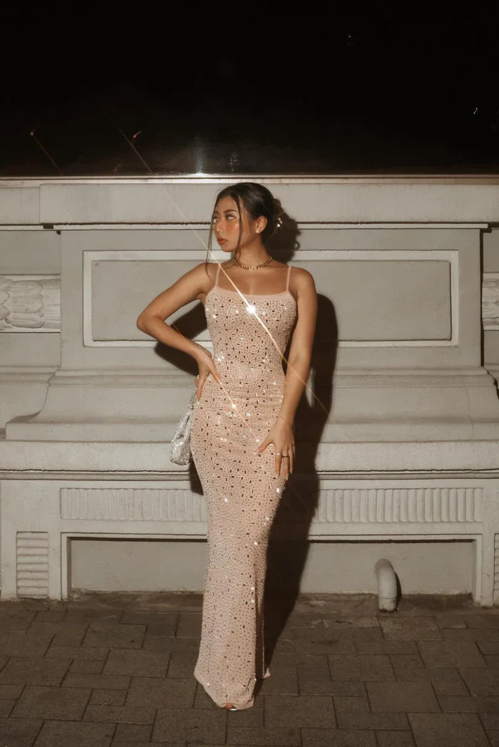 Dallana Sequin Maxi Dress