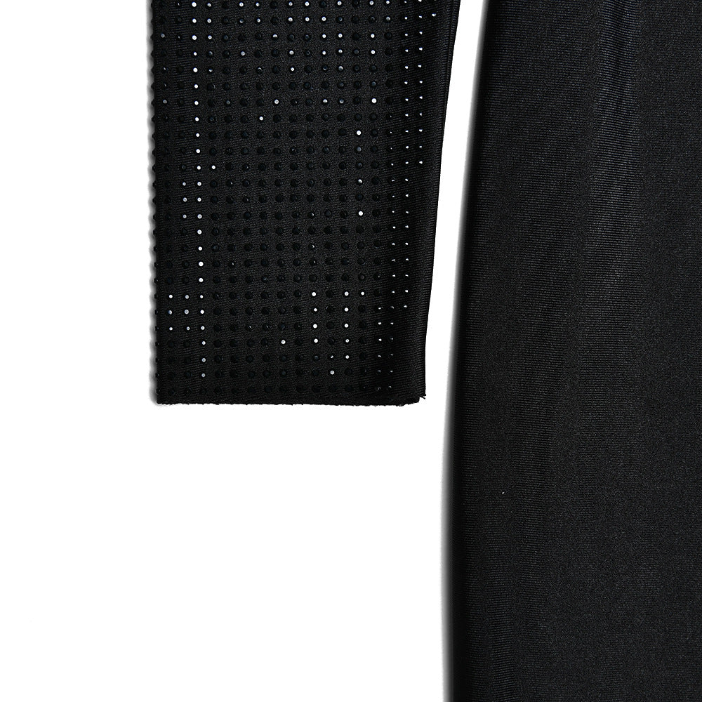 Tight Long Sleeve Stitching Dress